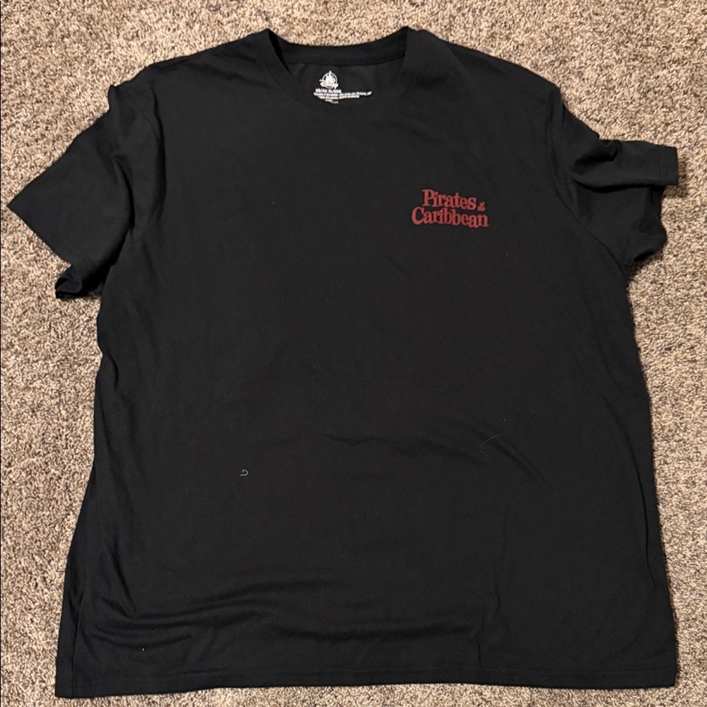 Men's Black Disneyland Disney World Pirates of the Caribbean Tee